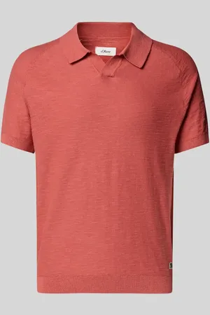 QS by s.Oliver Koszulka polo o kroju regular fit z fakturą z cieniowanej przędzy