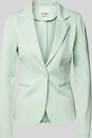 Ichi Żakiet o kroju slim fit z lamowanymi kieszeniami model ‘KATE’