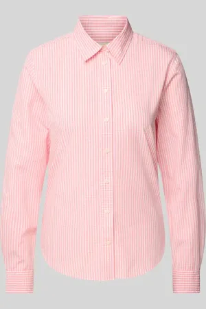 GANT Bluzka koszulowa o kroju regular fit z wyhaftowanym logo