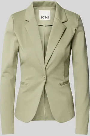 Ichi Żakiet o kroju slim fit z lamowanymi kieszeniami model ‘KATE’