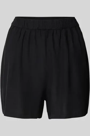 Review Szorty o kroju relaxed fit z plisami