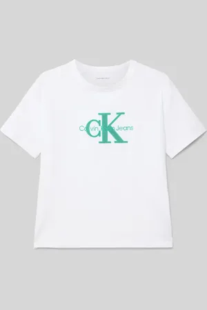 Calvin Klein T-shirt z detalem z logo model ‘OTTOMAN’