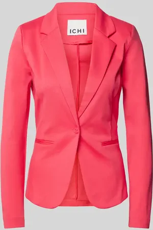 Ichi Żakiet o kroju slim fit z lamowanymi kieszeniami model ‘KATE’
