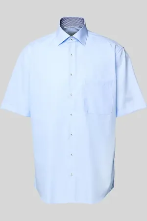 ETERNA Koszula biznesowa o kroju comfort fit z listwą guzikową