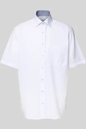 ETERNA Koszula biznesowa o kroju comfort fit z listwą guzikową