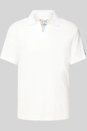 MC2 SAINT BARTH Koszulka polo o kroju slim fit z dekoltem w serek model ‘JEREMY - TERRY’