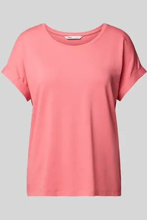 ONLY T-shirt o kroju comfort fit z mieszanki wiskozy model ‘MOSTER’