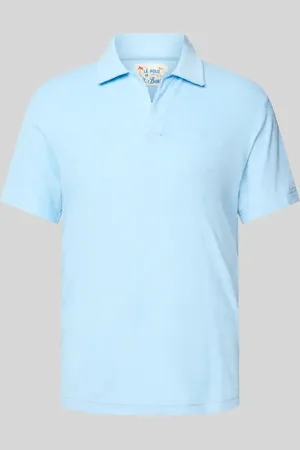 MC2 SAINT BARTH Koszulka polo o kroju slim fit z dekoltem w serek model ‘JEREMY - TERRY’