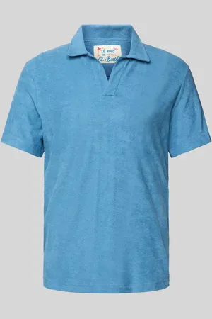 MC2 SAINT BARTH Koszulka polo o kroju slim fit z dekoltem w serek model ‘JEREMY - TERRY’