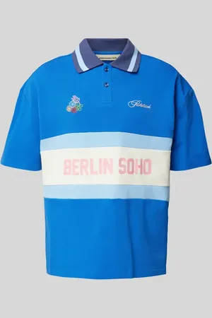 Prohibited Koszulka polo o kroju regular fit z nadrukiem z logo