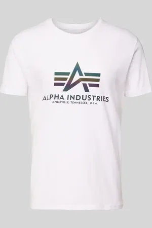 Alpha Industries T-shirt z nadrukiem z logo