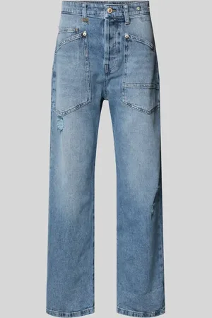 Mac Jeansy o kroju baggy fit z nakładanymi kieszeniami