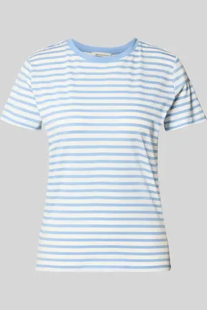TOM TAILOR T-shirt o pudełkowym kroju ze wzorem w paski