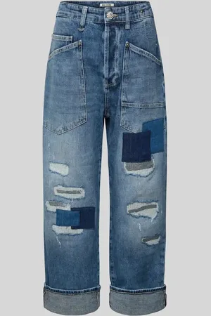 Mac Jeansy o kroju baggy fit z nakładanymi kieszeniami