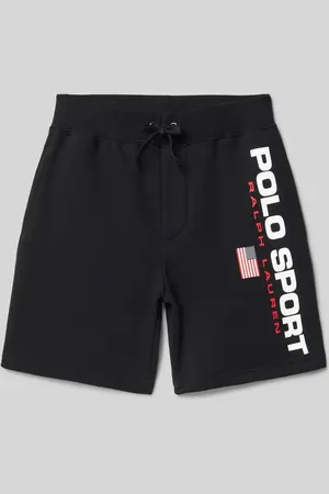 Ralph Lauren Szorty z dzianiny dresowej o kroju regular fit z nadrukiem z logo