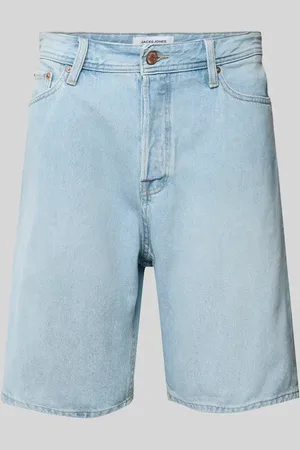 JACK & JONES Szorty jeansowe o luźnym kroju z 5 kieszeniami model ‘TONY’