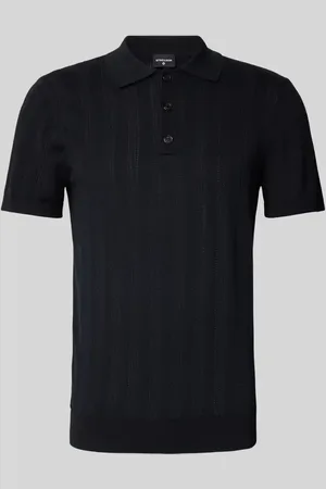 Strellson Koszulka polo o kroju slim fit z ażurowym wzorem model ‘Keeth’