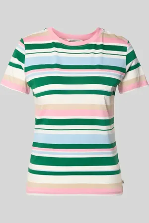 TOM TAILOR T-shirt o pudełkowym kroju ze wzorem w paski