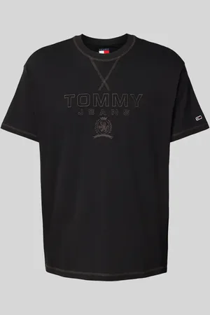 Tommy Hilfiger T-shirt o kroju regular fit z czystej bawełny z wyhaftowanym logo
