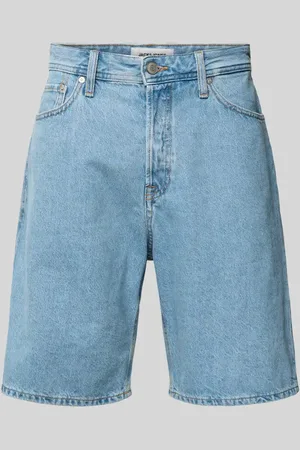 JACK & JONES Szorty jeansowe o kroju baggy fit z 5 kieszeniami model ‘ALEX’
