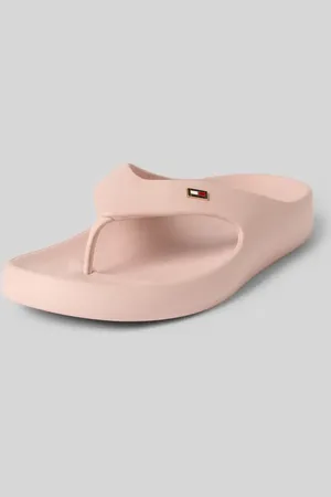 Tommy Hilfiger Japonki profilowane z detalem z logo