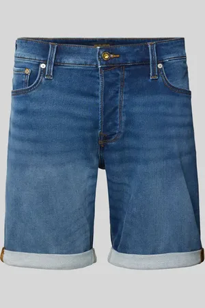 JACK & JONES Szorty jeansowe o kroju regular fit z 5 kieszeniami model ‘RICK’
