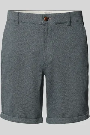 JACK & JONES Szorty o kroju regular fit z fakturowanym wzorem model ‘FURY’