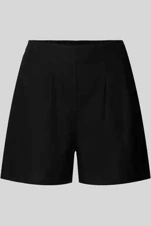 VERO MODA Szorty o kroju regular fit z mieszanki wiskozy i lnu model ‘JESMILO’