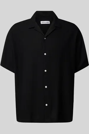 JACK & JONES Koszula casualowa o kroju relaxed fit z kołnierzykiem typu resort model ‘WAYNE’