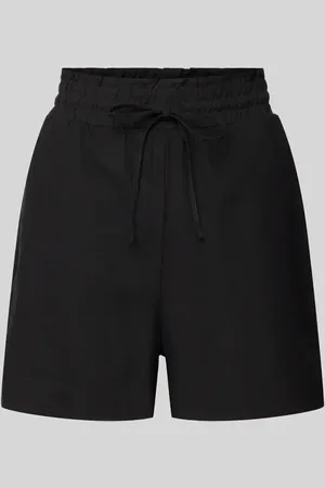 VERO MODA Szorty o luźnym kroju z mieszanki wiskozy i lnu model ‘MYMILO’