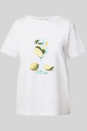 Comma, T-shirt z nadrukowanym motywem