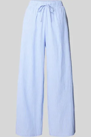 ONLY Spodnie szerokie o kroju regular fit ze wzorem na całej powierzchni model ‘AUGUSTA’