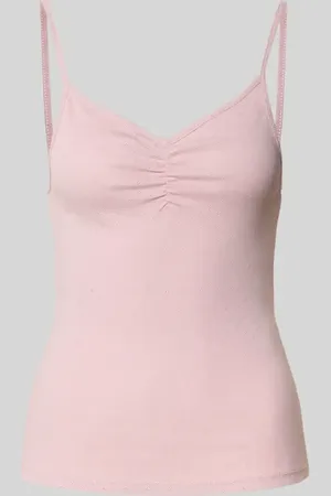 ONLY Top na ramiączkach o kroju slim fit z czystej bawełny model ‘CARLOTTA’