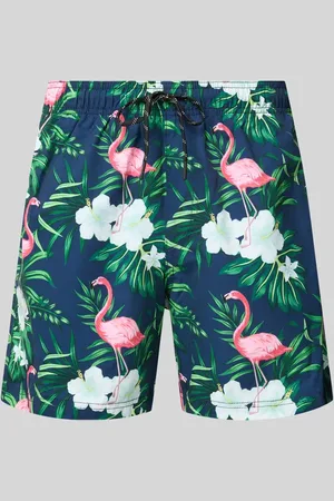 JACK & JONES Spodenki kąpielowe o kroju regular fit z kieszenią z tyłu model ‘MAUI’