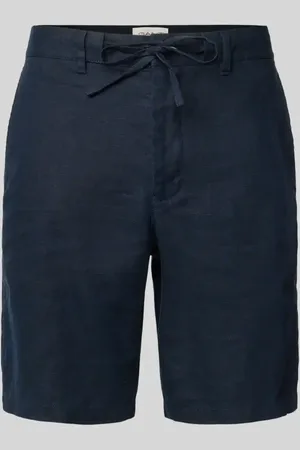 GANT Szorty lniane o kroju relaxed fit z tunelem