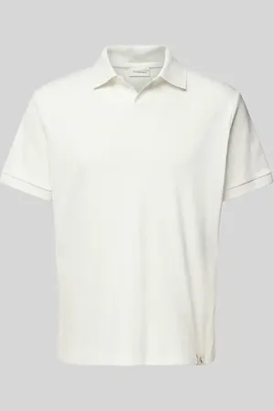 Calvin Klein Koszulka polo z dekoltem w serek