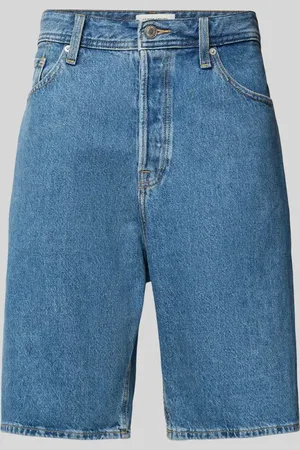 JACK & JONES Szorty jeansowe o kroju baggy fit z 5 kieszeniami model ‘ALEX’