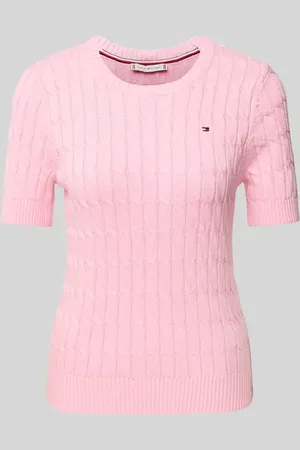 Tommy Hilfiger Sweter z dzianiny o kroju regular fit z czystej bawełny