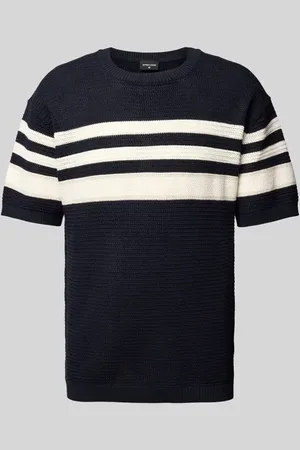 Strellson T-shirt z haftem angielskim model ‘Ander’