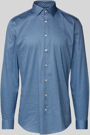 Jake*s Koszula biznesowa o kroju slim fit z bardzo długim rękawem o jakości premium