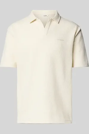 Gabba Koszulka polo kroju regular fit z fakturowanym wzorem model ‘Lio’
