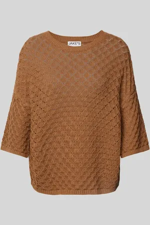Jake*s Sweter z dzianiny z rękawem o dł. 3/4