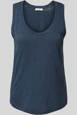 Marc O’ Polo Top o kroju regular fit z mieszanki bawełny i dżerseju slub