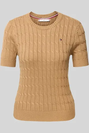 Tommy Hilfiger Sweter z dzianiny o kroju regular fit z czystej bawełny