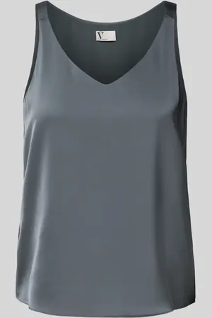 Vera Mont Top bluzkowy o kroju regular fit z dekoltem w serek