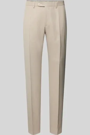 Digel Spodnie do garnituru o kroju slim fit w kant model ‘Sergio’