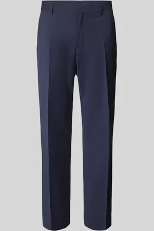 HUGO BOSS Spodnie do garnituru o kroju slim fit model ‘Genius’