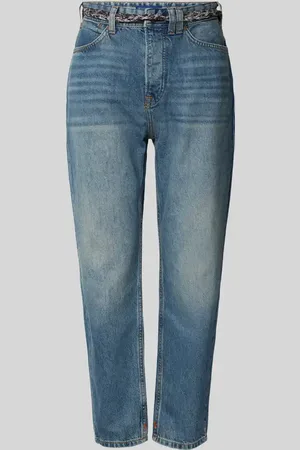 Scotch&Soda Jeansy o kroju straight fit z paskiem w talii