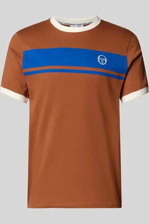 Sergio Tacchini T-shirt z prążkowanymi wykończeniami