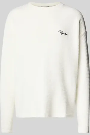 Pegador Bluzka o kroju oversized z długim rękawem i wyhaftowanym logo